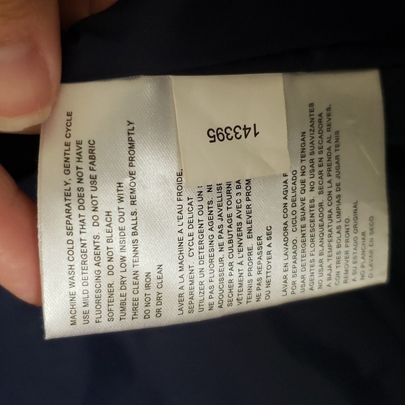 Michael Michael Kors navy blue packable puffer jacket, women's size small - Picture 8 of 11